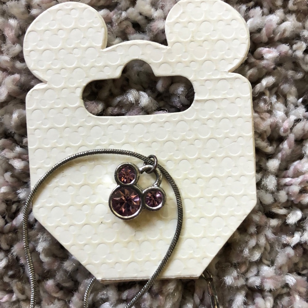 Disney Purple Mickey Mouse Necklace
